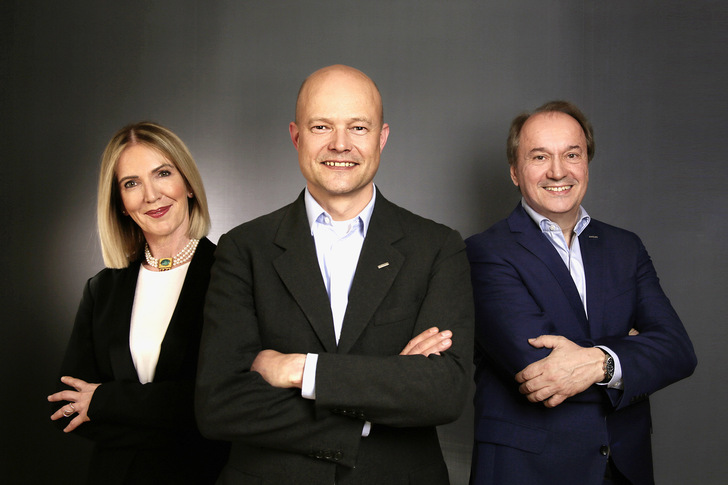 Lisbeth Wilding, Alexander Tessmar-Pfohl, Herbert Pfeilstecher (v.l.n.r.)