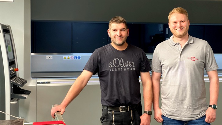 Axel Finke (Werkstattmeister „Werk 3“), Hendrik Suhr (Betriebsleiter „Werk 3“).