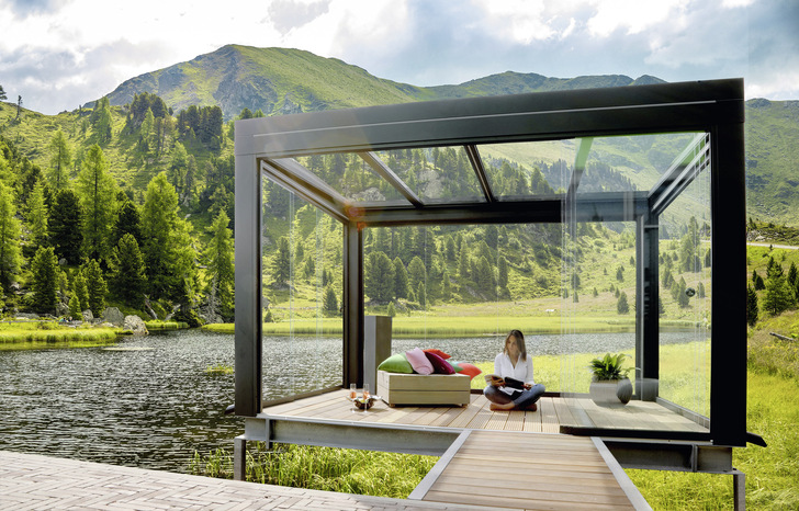 Puristisch und modern: Mit ästhetisch-zurückhaltender Optik will die Serie Flachdach von architektonische Highlights setzen.