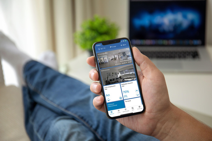 Durch die Integration von Onvif Profil T ­ können Kameras der Hersteller Axis und Bosch am HomePilot angemeldet werden