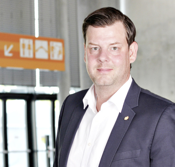 Sebastian Schmid freut sich nach der erfolgreichen Durchführung der R+T digital im Februar 2021 den ­Besuchern und Ausstellern endlich wieder persönlich zu begegnen.