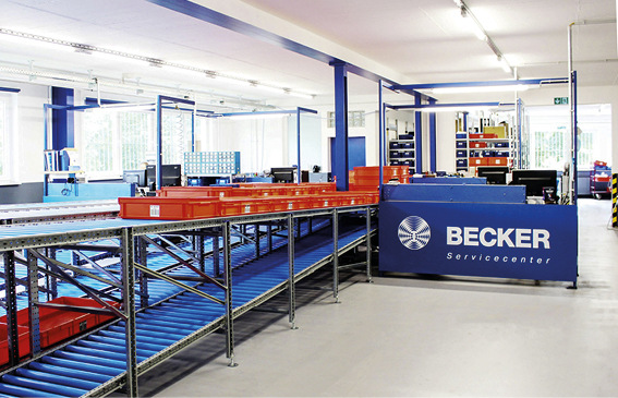 Um das Sechsfache konnte die Service-Werkstatt vergrößert werden.