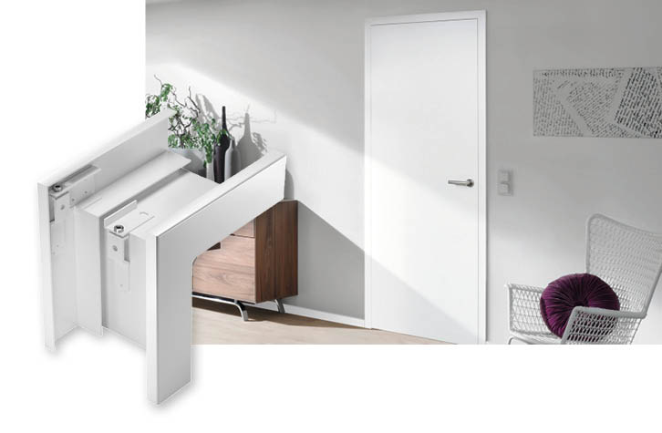 Die VarioFix Zarge mit Maulweitenverstellung kann Wandtoleranzen bis 20 mm ausgleichen und ist in der Lage, Türblattgewichte bis 80 kg zu tragen.