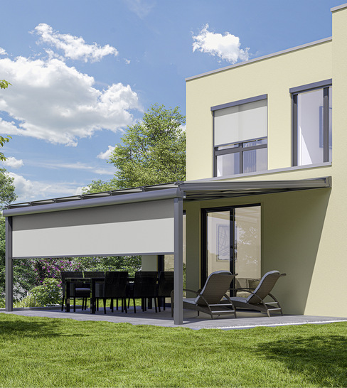 Mit bis zu 6 m Breite und 2,70 m Höhe ist die Micro 2020 die perfekte Ergänzung zu den Glasdächern der Murano-Serie.