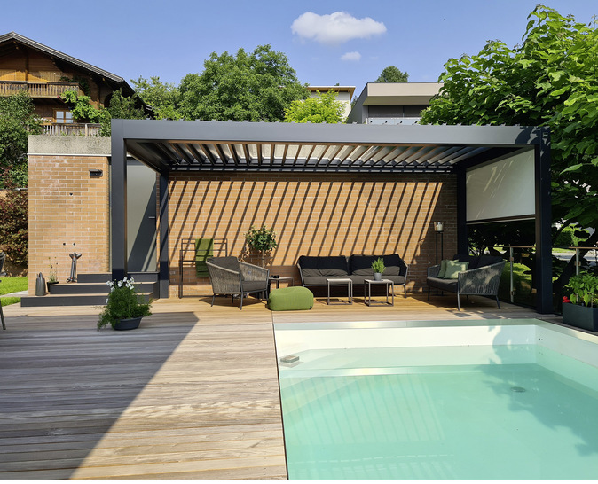 Perfekt in das bestehende Szenario integriert, schafft die Imago angenehme Ruheplätze.