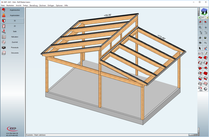 In der aktuellen Version lassen sich alle Profilquerschnitte 3D-mäßig konstruieren und darstellen. Zu allen Profilen wird angezeigt, inwieweit die zulässige Spannung erreicht oder vielleicht bereits überschritten ist.