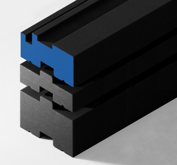 INSUFOX-Elemente verbunden im praktischen Nut-Feder-Prinzip