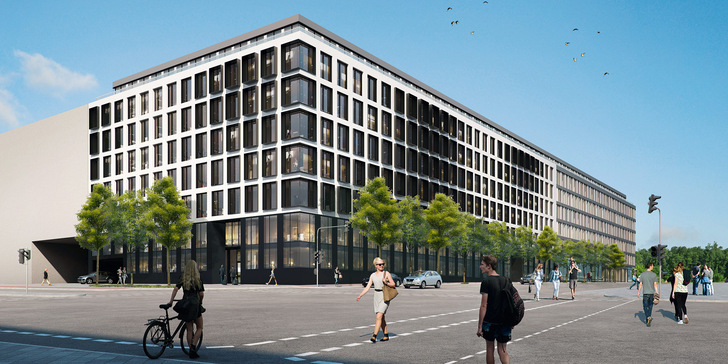 Die Südkreuz Offices in Berlin stammen aus der Feder von Hadi Teherani Architects und pbp – prasch buken partner, ausführender Fassadenbauer ist Eljako-Al. Die Fassaden stammen von Aluprof, u.a. die  Elementfassade MB-SR60N.