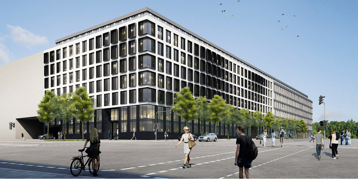 Die Südkreuz Offices in Berlin stammen aus der Feder von Hadi Teherani Architects und pbp – prasch buken partner, ausführender Fassadenbauer ist Eljako-Al. Die Fassaden stammen von Aluprof, u. a. die Elementfassade MB-SR60N.