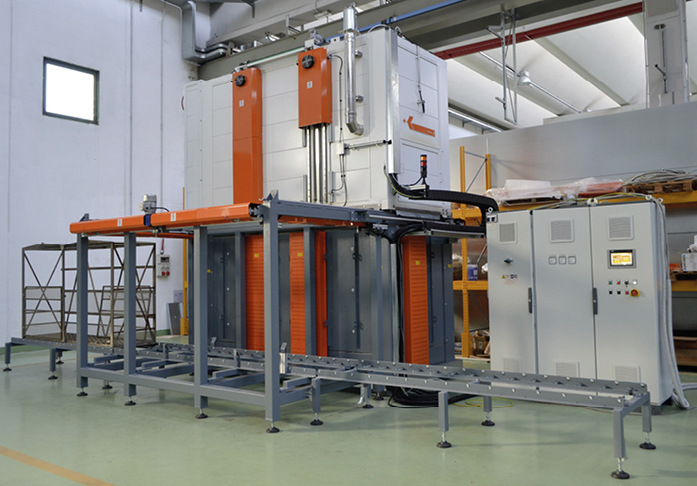 Ein CT 3 Ofen von TK zum chemischen Härten von Glas.