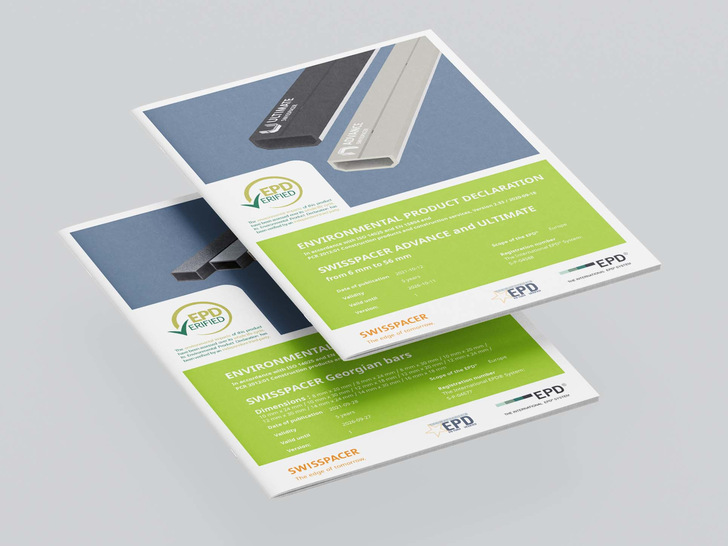 Swisspacer legt EPDs für seine Abstandhalter und die Wiener Sprosse vor.