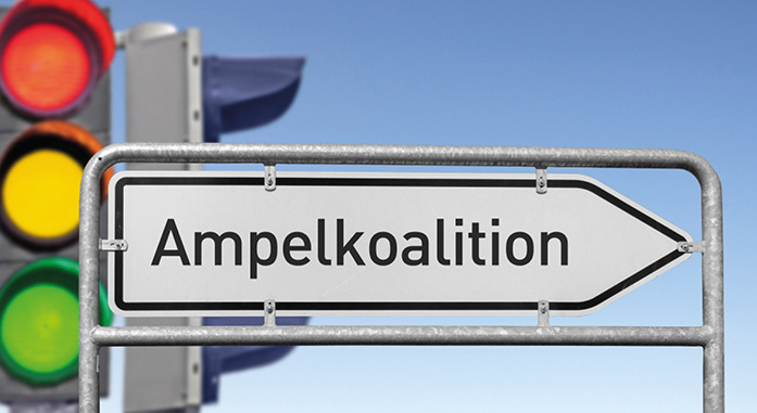 Deutschland in Richtung Ampelkoalition