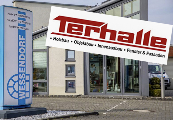 Zum Jahreswechsel hat Terhalle die Wessendorf Fenster GmbH & Co. KG übernommen. - © Foto: Wessendorf / Terhalle / Collage: GLASWELT
