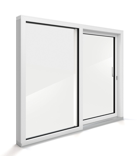 Die neue Kunststoff-Hebe-Schiebetür Deluxe 82 von Gugelfuss kommt mit einem um 20 % schmaleren Rahmen aus – für noch größere Glasflächen.