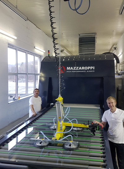 Die neue ESG-Ofen-Anlage des Anbieters Mazzaroppi war die bisher größte Investition des Glasbetriebs aus Pockau im Erzgebirge. - © Foto: Glaserei Roger Braun
