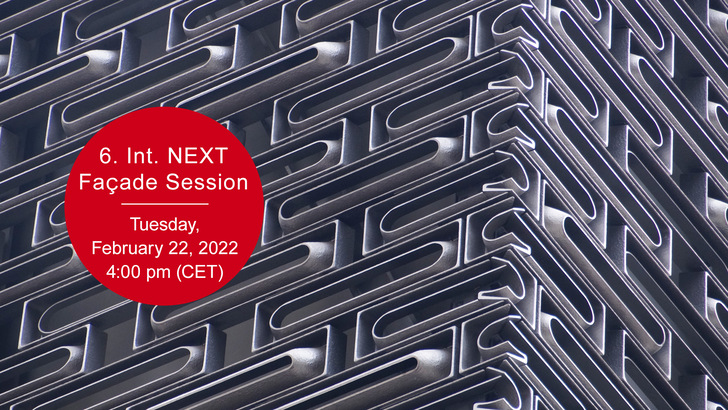 Der 6. International NEXT Facade Session präsentiert ambitionierte Branchen-Newcomer und deren visionäre Fassadenkonzepte. - © Hydro Building Systems
