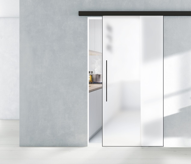 Mit Planeo Air Silent bietet Griffwerk eine dicht abschließende Schiebtür an, die in punkto Schallschutz mit einer Holztür vergleichbar sei.
