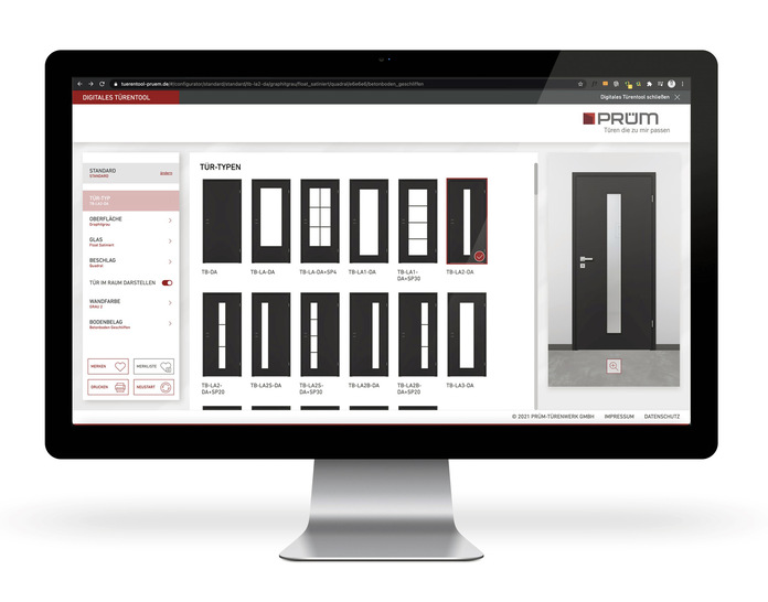 Der Prüm-Konfigurator funktioniert auf allen Endgeräten, wie Smartphone, Tablet, Office-Bildschirm oder Smart-TV und ist dabei von jedem Ort und zu jederzeit erreichbar.