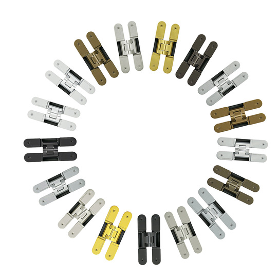 Simonswerk bietet bei seinen Beschlägen eine große Vielfalt an Farben und Oberflächen an.