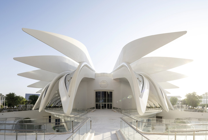 Die Leitprinzipien, die dem Design des Pavillons und dem Erlebnis zugrunde liegen, stimmen mit den Expo-Themen Nachhaltigkeit und Konnektivität überein. - © Foto: Katarina Premfors / Expo 2020 Dubai
