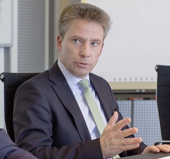 Der Vorstandsvorsitzende der VEKA Gruppe, Andreas Hartleif.