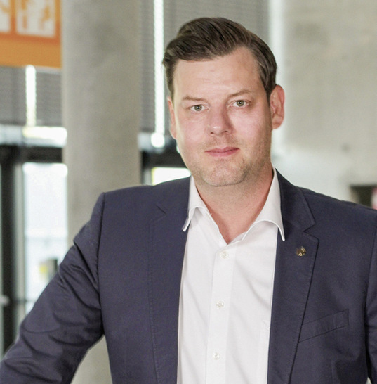 Sebastian Schmid, Mitglied der Geschäfts­leitung Messe Stuttgart.