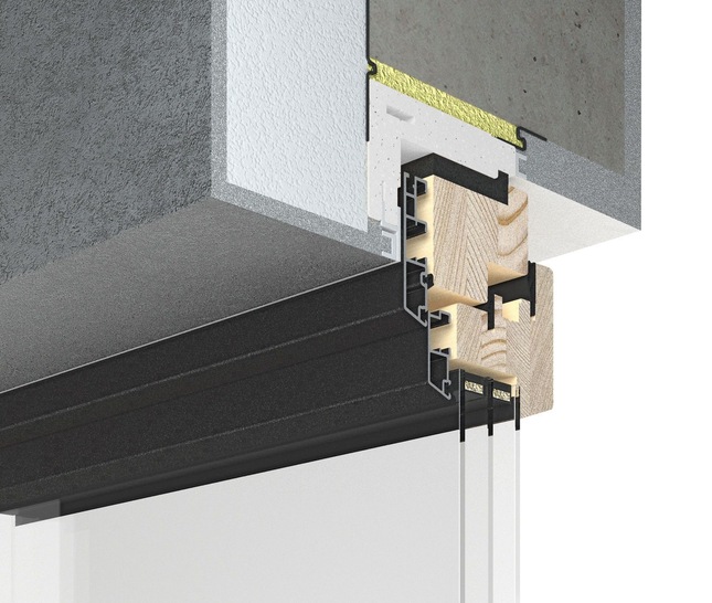 Mit dieser oder einer ähnlichen Montagezarge für Fenster, Haustüren und bodentiefe Elemente können alle Anschluss- und Nebenarbeiten bereits vor der eigentlichen Fenstermontage fachgerecht ausgeführt werden.