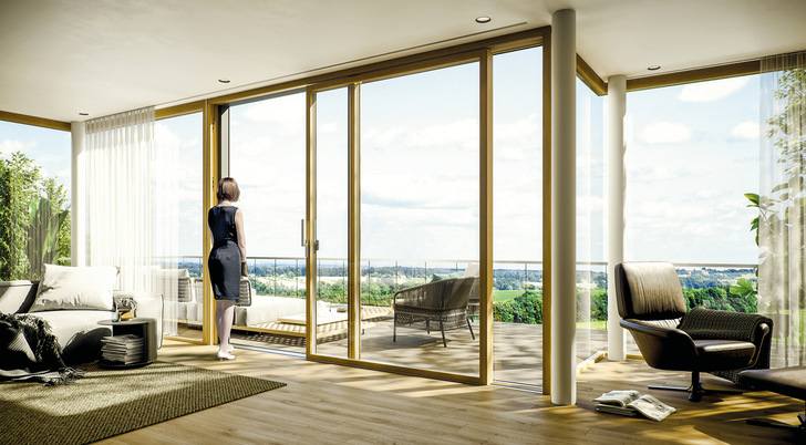 InfinityView schafft unendliche Sicht bei schmalem Rahmendesign. - © Foto: Maco
