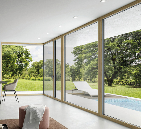 Natürlich, energieeffizient und kombinierbar: Das Holz-Alu-Fenster HF 510