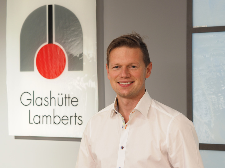 Christian Baierl, der neue Geschäftsführer der Glashütte Lamberts