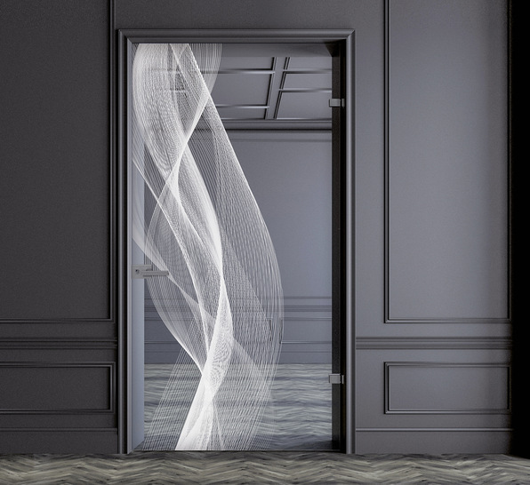 Im Digitaldruck lassen sich individuelle Designs auf das Glas aufbringen, z.B. Strukturen, Dekore oder Grafiken – auch als Unikate.