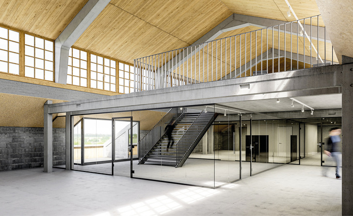 Mit dem Uniquin  Raumsystem von Dorma-Glas lassen sich Räume strukturieren, dabei wird die Großzügigkeit der vorhanden Innenräume weiterhin gewährleistet.