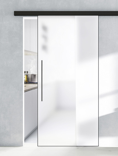 Das Schiebetürsystem Planeo Air Silent von Griffwerk hält sowohl Schall als auch Zugluft ab.