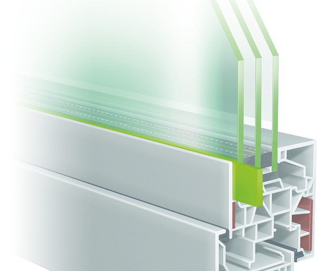 Energetisch optimiertes PVC-System mit SDG-Klebeband von Lohmann - © Foto: Lohmann-Tapes
