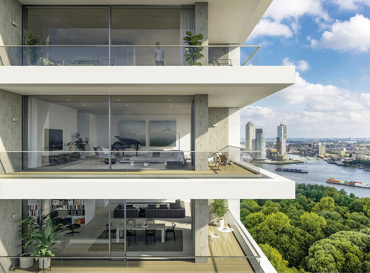 In strategischer Partnerschaft mit air-lux stellt Schüco mit dem Schiebesystem AS AL 75 (Aluminium ­Sliding air-lux, 75 mm Bautiefe) eine﻿ Produktlösung für Wohnhochhäuser vor. Das Besondere: die patentierte ­Dichtungstechnologie.