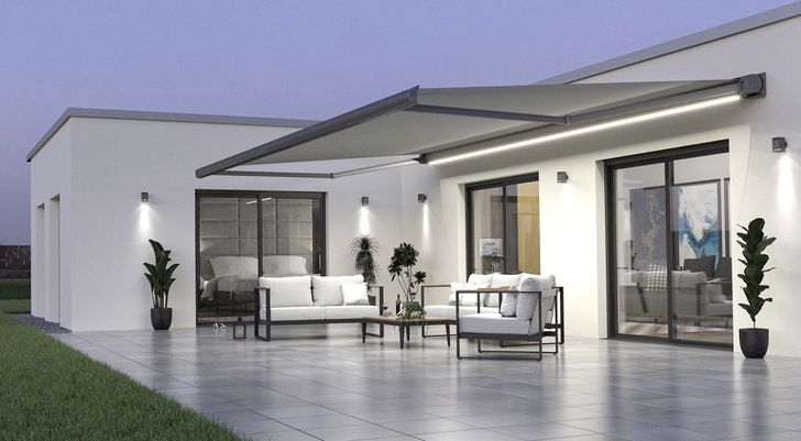 Vom Markisenhersteller buhmann+buhmann getestet und für äußerst gut befunden: Der neuartige Antriebstyp SE Breeze-com kommt nun bei Eigenentwicklungen des Oldenburger Unternehmens serienmäßig zum Einsatz.