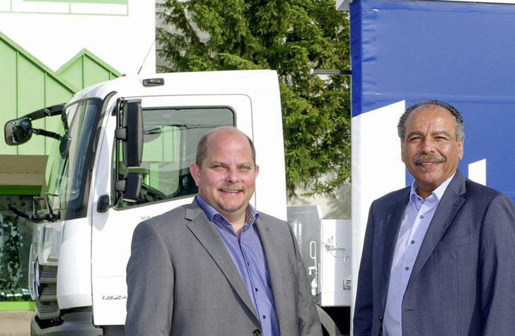 Hans-Peter Löhner (r.) geht in den Ruhestand. Sein Nachfolger als Geschäftsführer ist Marc-Alexander Stachel, der seit 2017 in Sattlerdorf aktiv ist.
