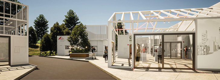 Roto ermöglicht einen individuell organisierten „Rundgang“ durch die virtuelle Stadt.