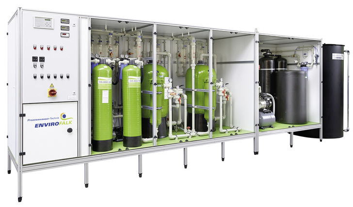Eenergiesparende Kreislauftechnik zur Wasseraufbereit﻿ung von EnviroFalk.