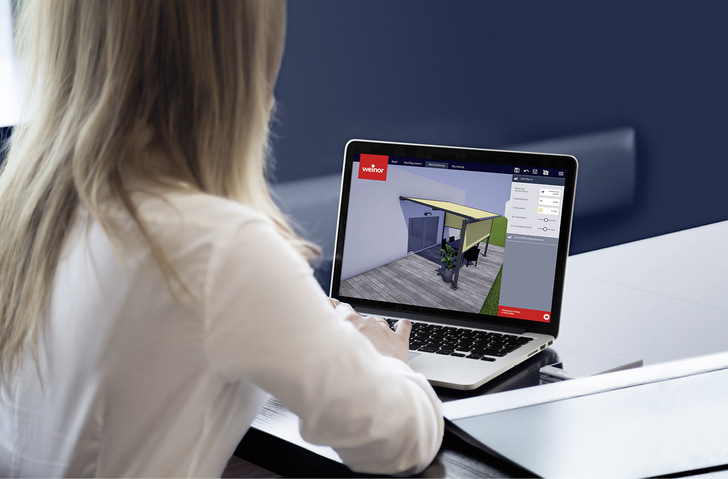   Mit dem 3D Designer 2.0 hat Weinor eine Visualisierungs-App geschaffen, welche die Produktkonfiguration, das Aufbauen von Terrassensituationen und die Menüführung erheblich einfacher, intuitiver und nutzerfreundlicher macht.