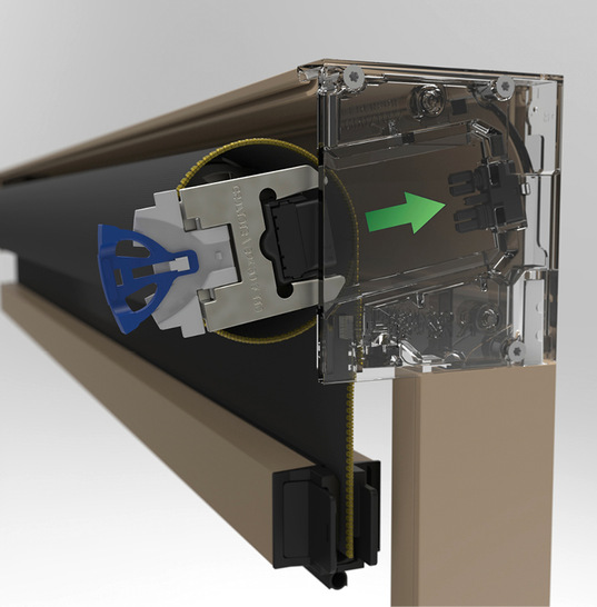 Die Fixscreens lassen sich schnell und einfach zusammen­bauen und in die Fensteranlage integrieren. - © Foto: Renson
