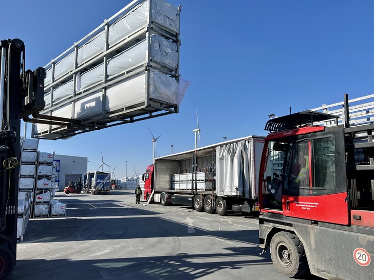 Auch Transport und Logistik bei GEALAN werden immer effizienter und nachhaltiger. - © Gealan
