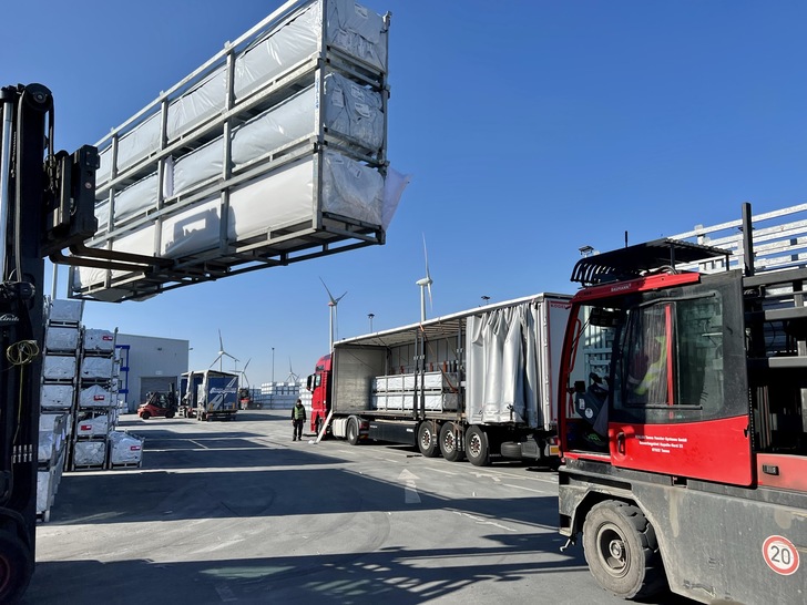 Auch Transport und Logistik bei GEALAN werden immer effizienter und nachhaltiger.