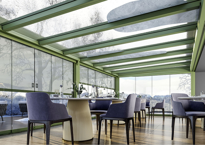 Die Struktur des Sunlight kann mit vielfältigen Typen von Verschlusselementen kombiniert werden.