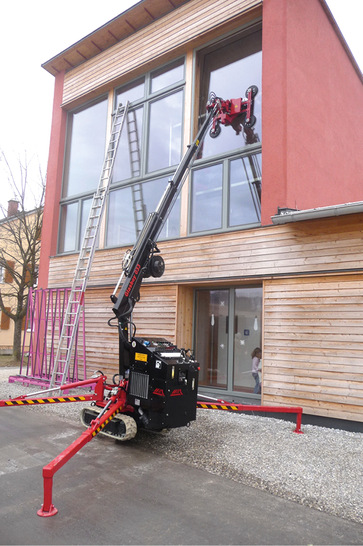 Hier ein Glasboy von Riebsamen im Einsatz. - © Foto: Riebsamen
