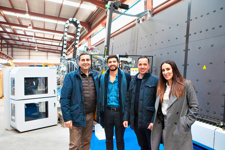 Das Führungsteam des spanischen Glasveredlers Glass Madrid Berlanas