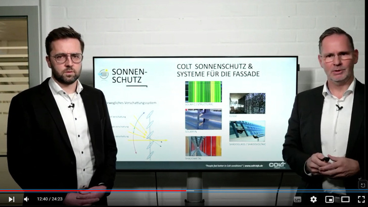 Christopher Kepser (r.) und Markus Tichelhofen im Video - © GLASWELT / Gebäudeenergieberater
