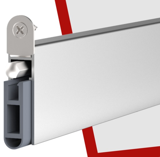 Automatisch absenkbare Türdichtungen von athmer können an fast allen Ein-gangstüren einfach nachgerüstet werden.