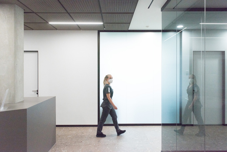 Mit den Küffner-Systemen entstand eine Praxisklinik mit hohem Wohlfühlfaktor.