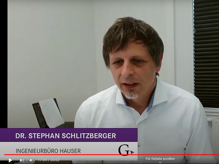 Dr. Stephan Schlitzberger vom Büro Prof. Hauser - © GLASWELT
